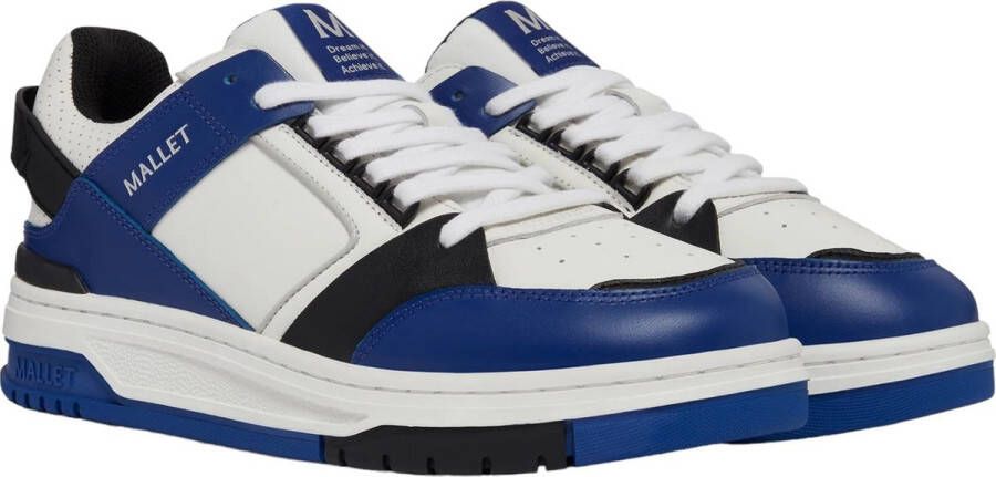 Mallet London Heren Sneaker Blauw TE9022 WHTBLU COMPTON