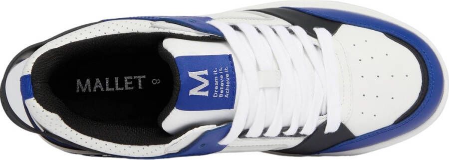 Mallet London Heren Sneaker Blauw TE9022 WHTBLU COMPTON