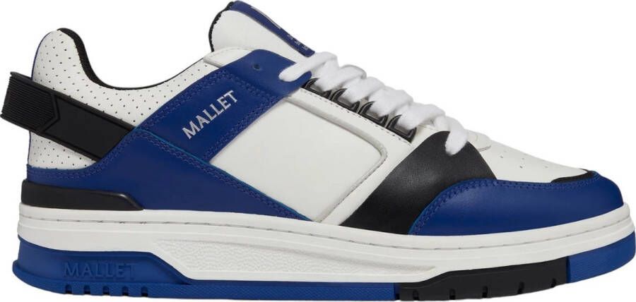 Mallet London Heren Sneaker Blauw TE9022 WHTBLU COMPTON