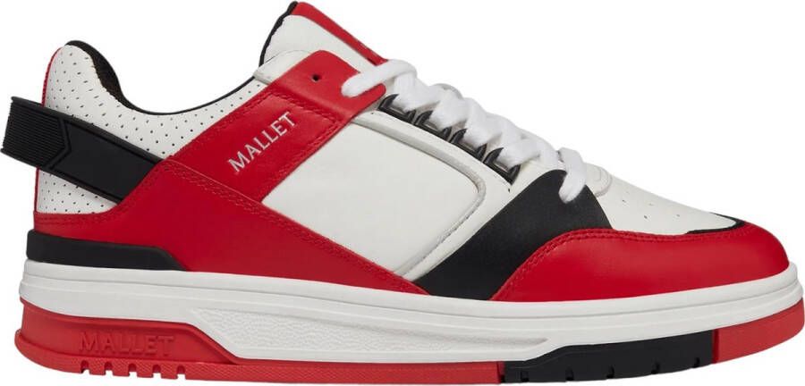 Mallet London Heren Sneaker Rood TE9022 WHTRED COMPTON