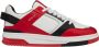 Mallet London Heren Sneaker Rood TE9022 WHTRED COMPTON - Thumbnail 2