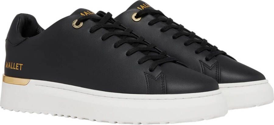 Mallet London Heren Sneaker Zwart TE1154 BLKGLD GRFTR