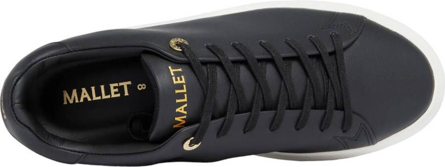 Mallet London Heren Sneaker Zwart TE1154 BLKGLD GRFTR