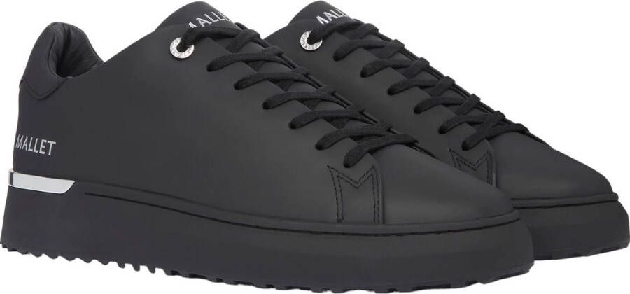 Mallet London Lite Triple Zwart Zilver Sneakers Black Heren