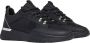 Mallet London Zwart Zilver Camo Leren Sneakers Black Heren - Thumbnail 1