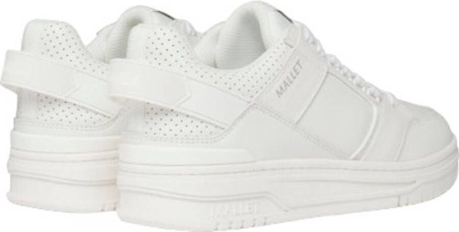 Mallet London Witte Retro Skater Sneakers White Heren