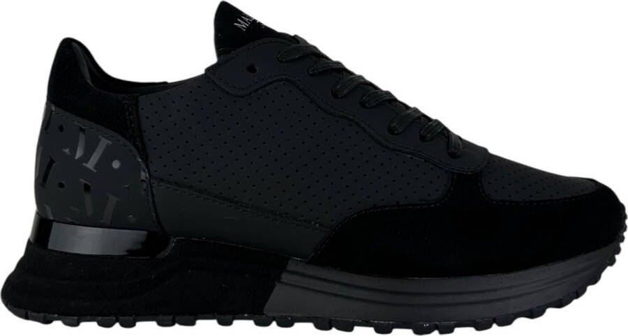 Mallet London Heren Sneakers Zwart TE2050 PRFBO Popham Perf