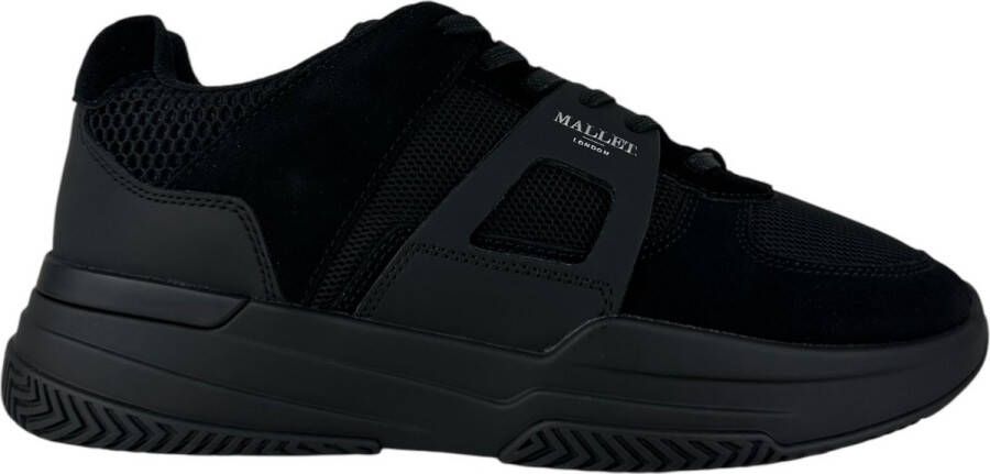 Mallet London Heren Sneakers Zwart TE3070 TPB Marquess