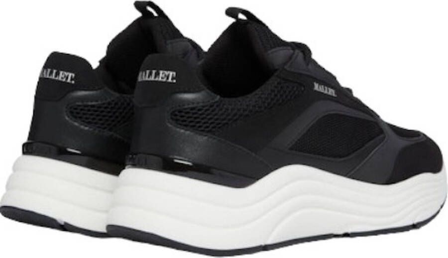 Mallet London Heren Sneakers Zwart Te8082 Blk Cyrus