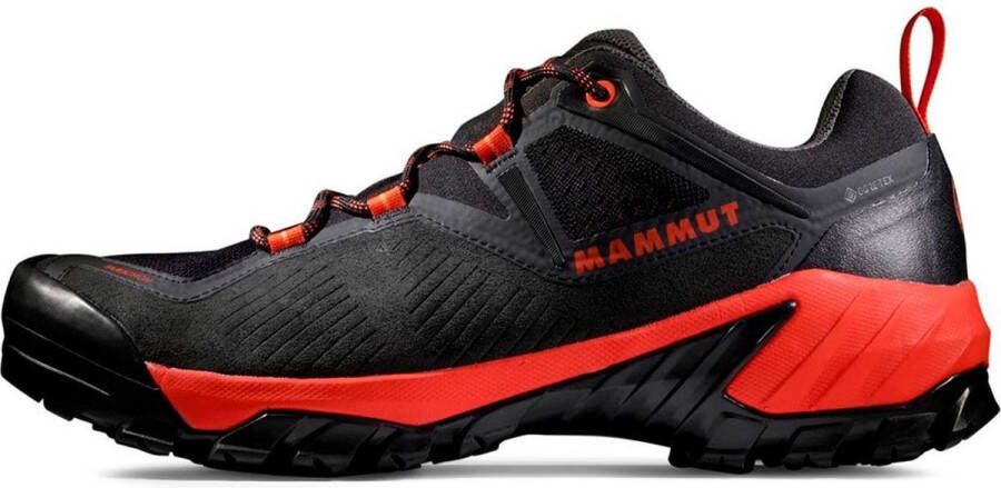 Mammut Sapuen Low Goretex Wandelschoenen Black Hot Red Heren