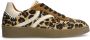 Manfield Dames Beige leopard sneakers - Thumbnail 1