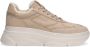 Manfield Dames Beige nubuck sneakers - Thumbnail 1