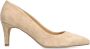 Manfield Dames Beige suède pumps - Thumbnail 2