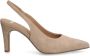 Manfield Dames Beige suède slingbacks - Thumbnail 2