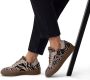 Manfield Dames Beige zebraprint sneakers - Thumbnail 1