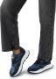 Manfield Dames Blauwe denim sneakers - Thumbnail 1