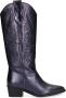 Manfield leren cowboylaarzen blauw metallic - Thumbnail 2