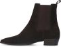 Manfield Dames Bruine suède chelsea boots - Thumbnail 2