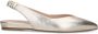 Manfield Dames Zilveren leren slingback ballerina's - Thumbnail 2