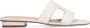 Manfield Dames Off white leren slippers - Thumbnail 7