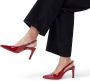 Manfield Dames Rode lakleren slingbacks - Thumbnail 2