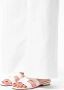 Manfield Dames Off white leren slippers - Thumbnail 2