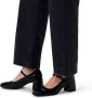 Manfield Dames Zwarte lakleren Mary Jane pumps - Thumbnail 2