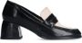 Manfield Dames Zwarte lakleren pumps - Thumbnail 2