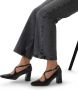 Manfield Dames Zwarte lakleren pumps met gespsluiting - Thumbnail 2