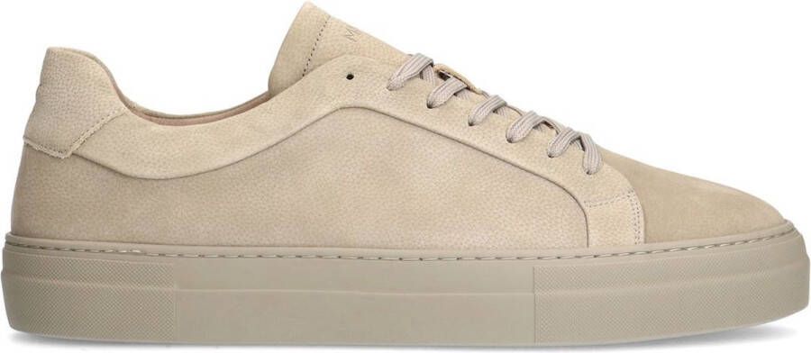 Manfield Heren Beige nubuck sneakers