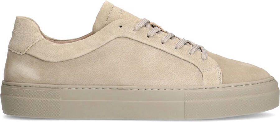 Manfield Heren Beige nubuck sneakers