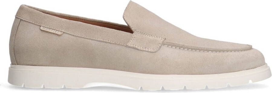 Manfield Heren Beige suède loafers