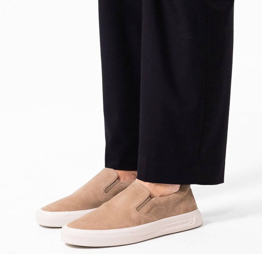 Manfield Heren Beige suède loafers