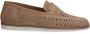 Manfield Heren Beige suède loafers - Thumbnail 2