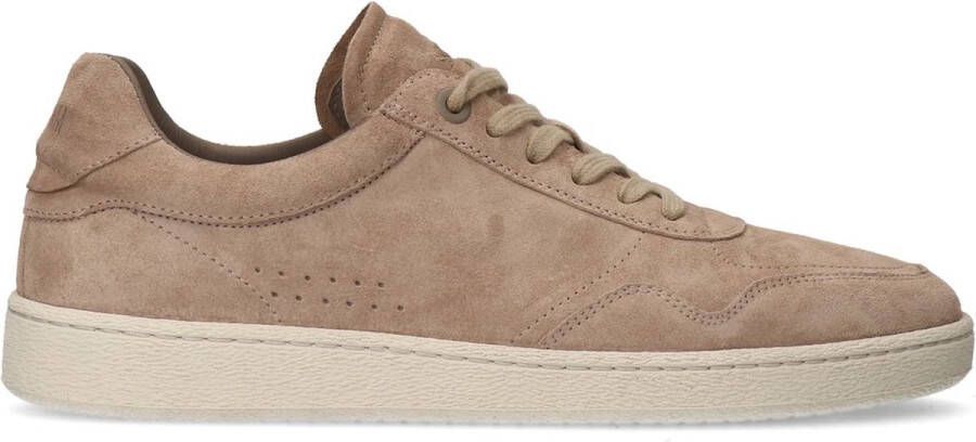 Manfield Heren Beige suede sneakers