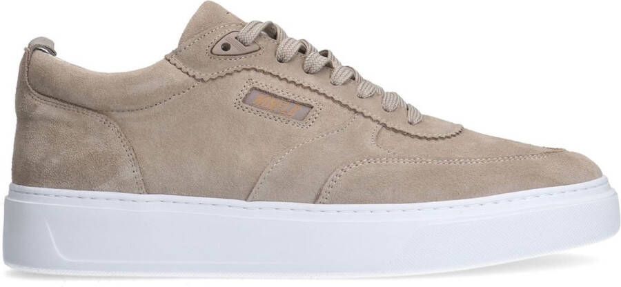 Manfield Heren Beige suède sneakers