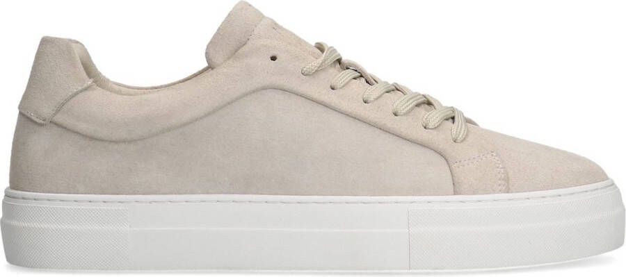 Manfield Heren Beige suède sneakers