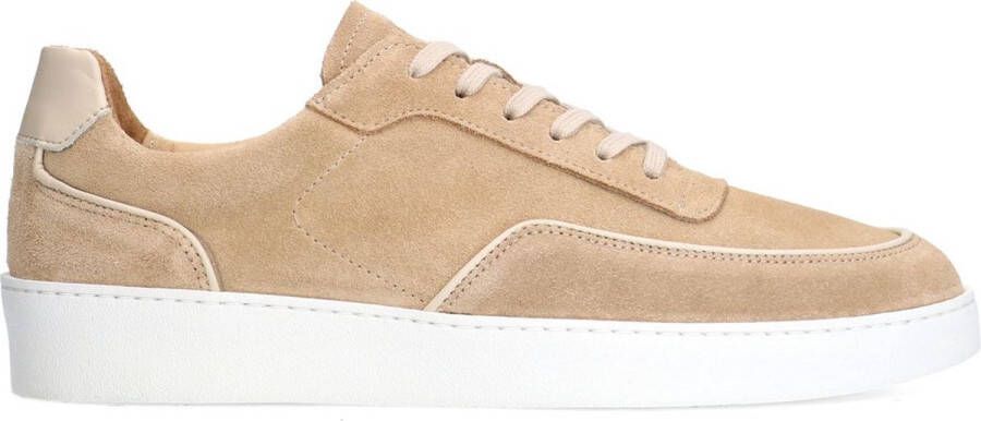 Manfield Heren Beige suède sneakers