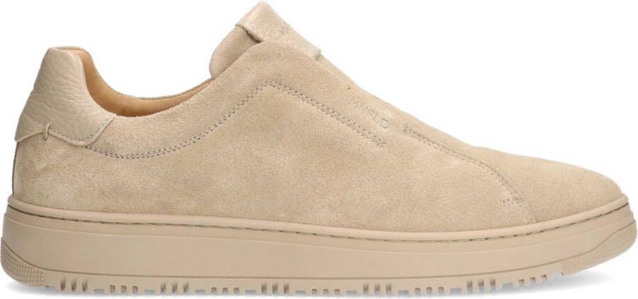 Manfield Heren Beige suède sneakers