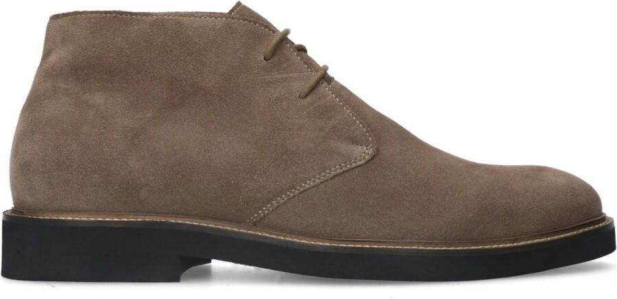 Manfield Heren Beige suède veterboots