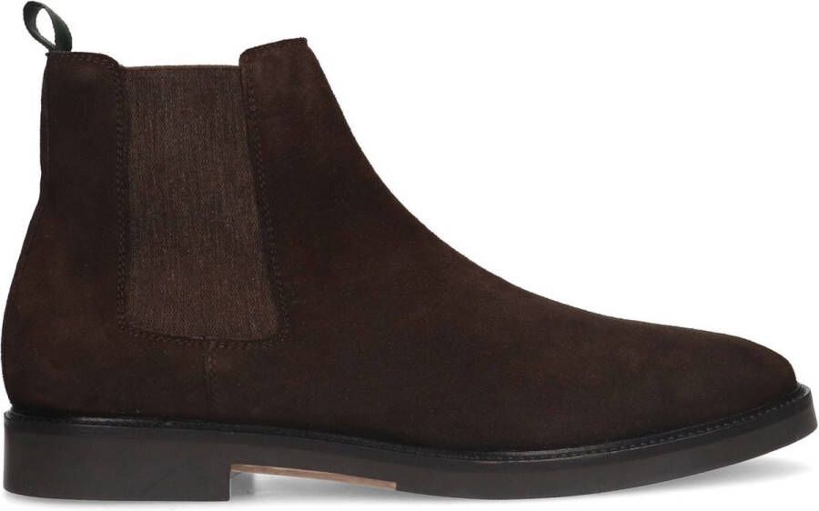 Manfield Heren Bruine suède chelsea boots - Foto 2