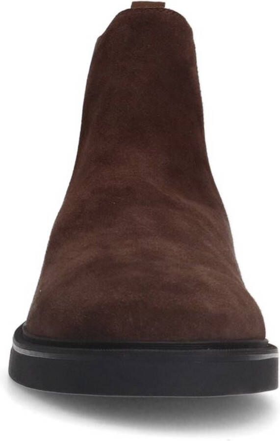 Manfield Heren Bruine suède chelsea boots