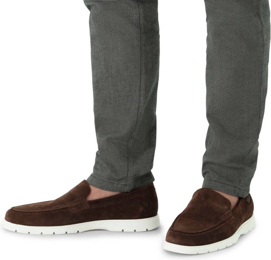 Manfield Heren Bruine suède loafers