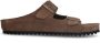 Manfield Heren Bruine suède slippers - Thumbnail 2