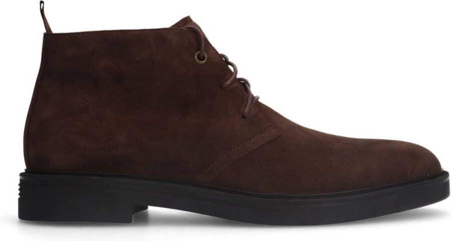 Manfield Heren Bruine suède veterboots