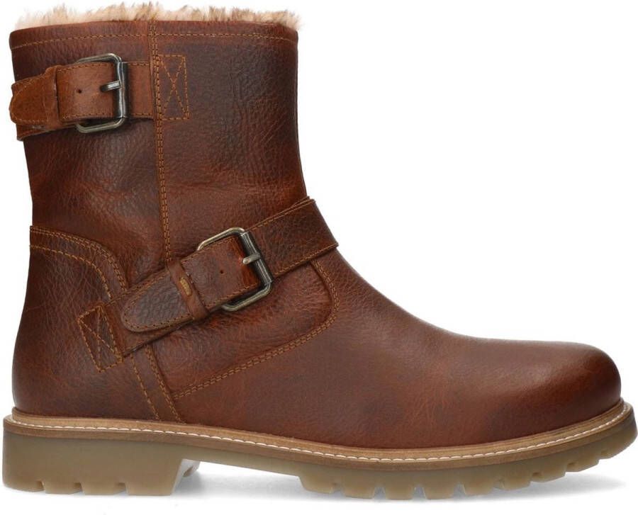 Manfield Heren Cognac leren boots