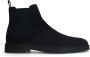 Manfield Heren Donkerblauwe suède chelsea boots - Thumbnail 2