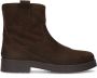 Manfield Heren Donkerbruine leren boots - Thumbnail 1