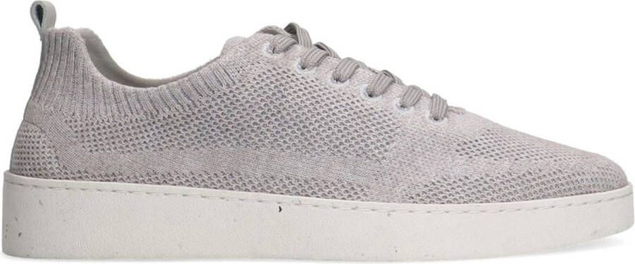 Manfield Heren Grijze knit fabric sneakers