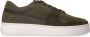 Manfield Heren Groene nubuck sneakers met suède details - Thumbnail 2